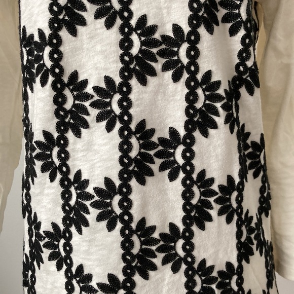 J.Crew Embroidered 3/4 Sleeve Top - Picture 3 of 10